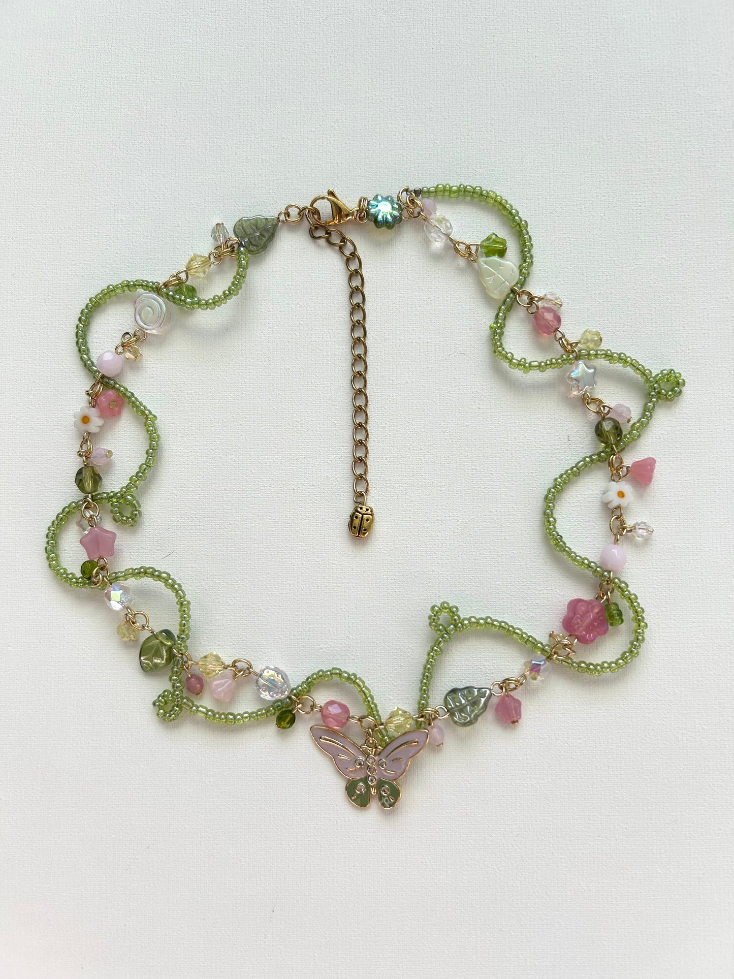 blooming wings necklace