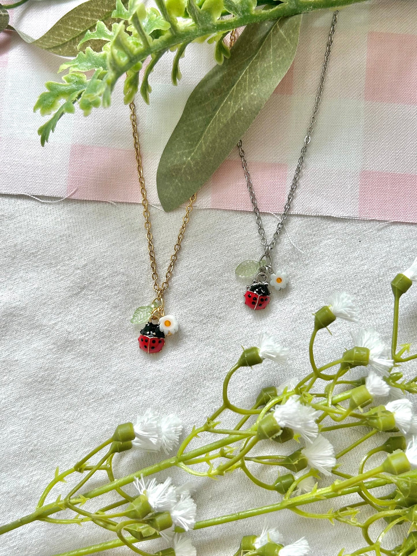 lucky bug necklace