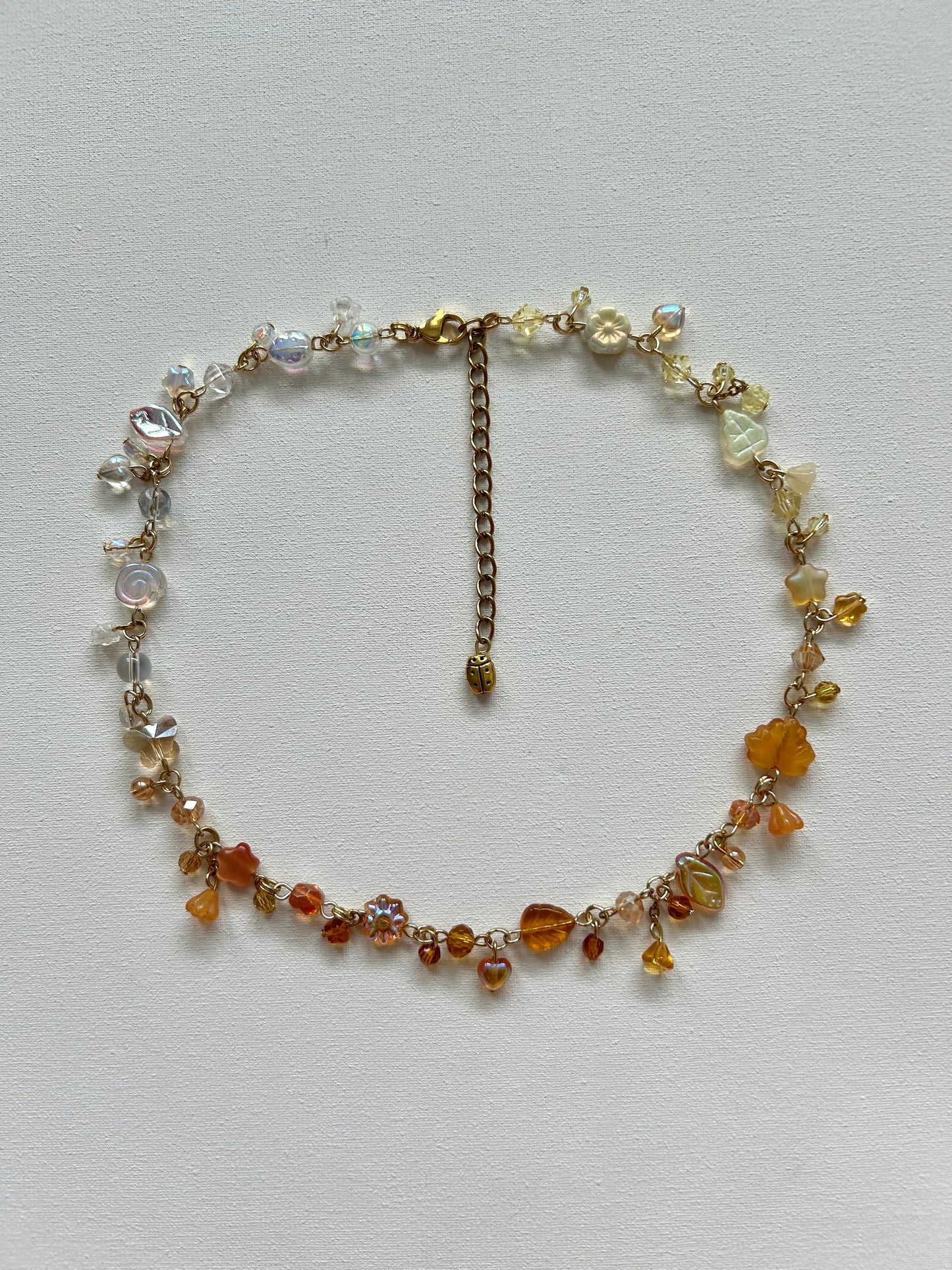 candy corn gradient necklace