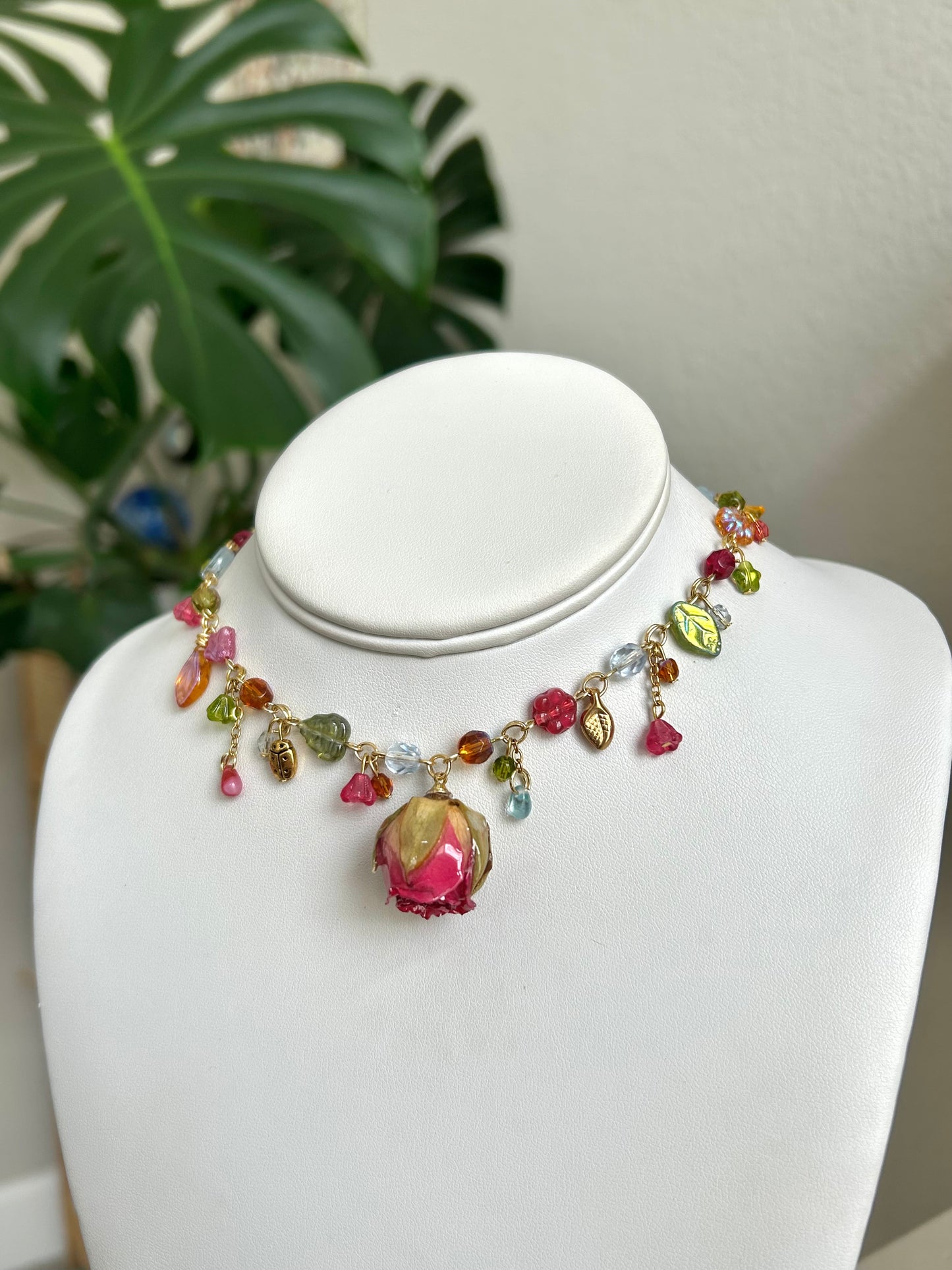 summers flower necklace