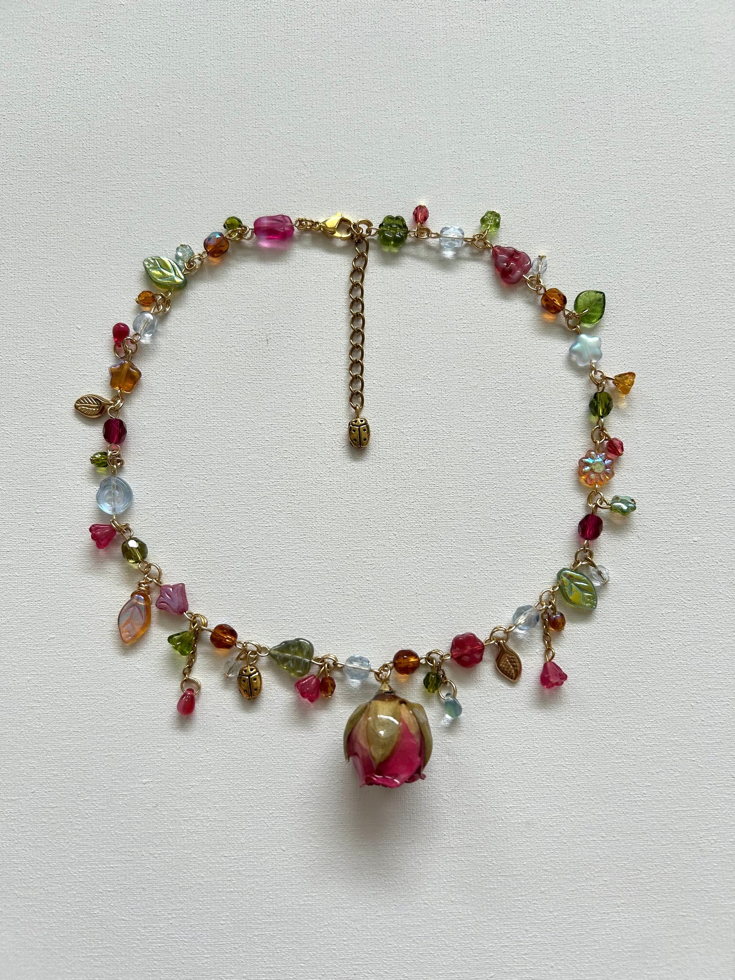 summers flower necklace