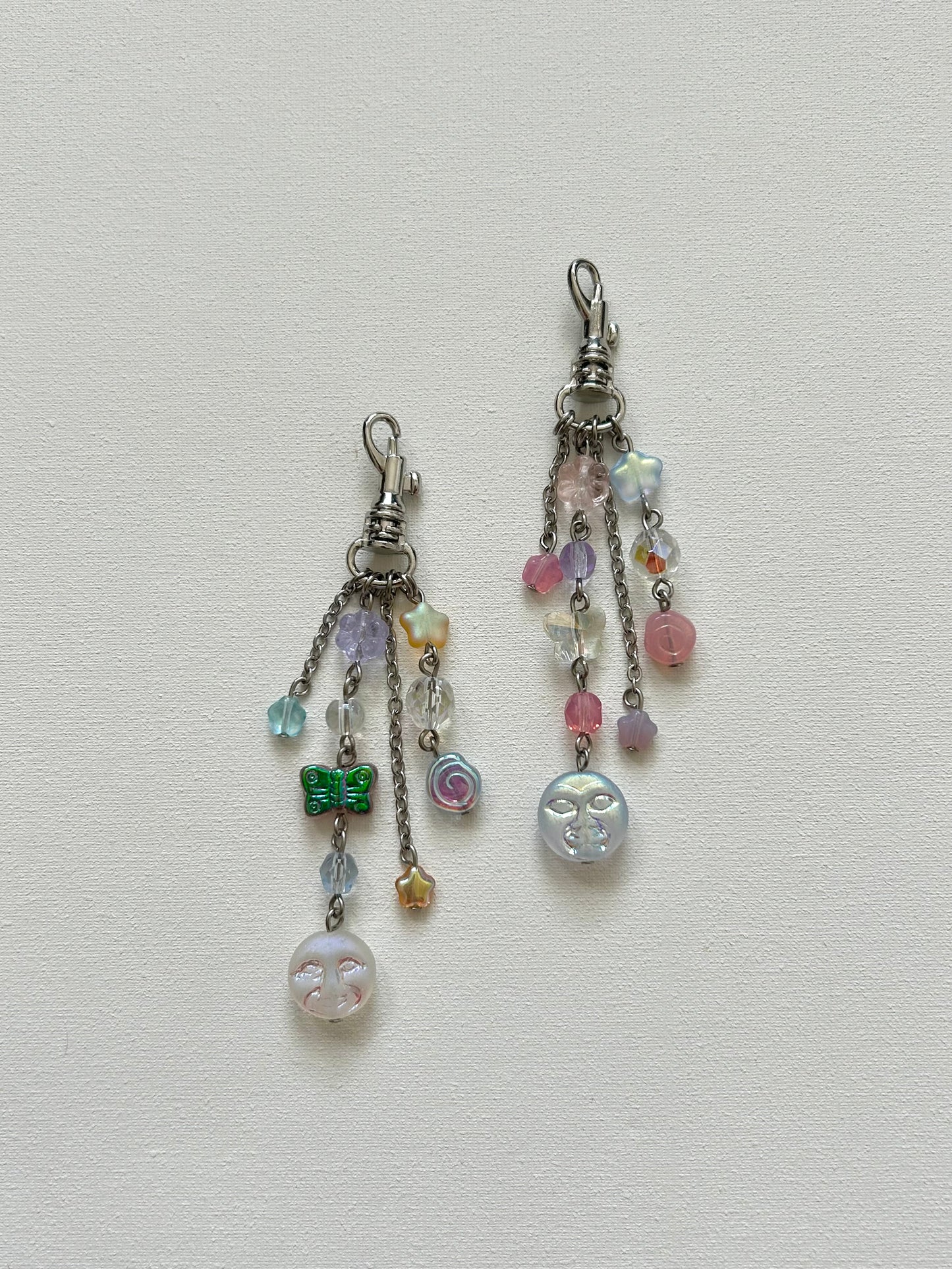 lady in the moon keychain