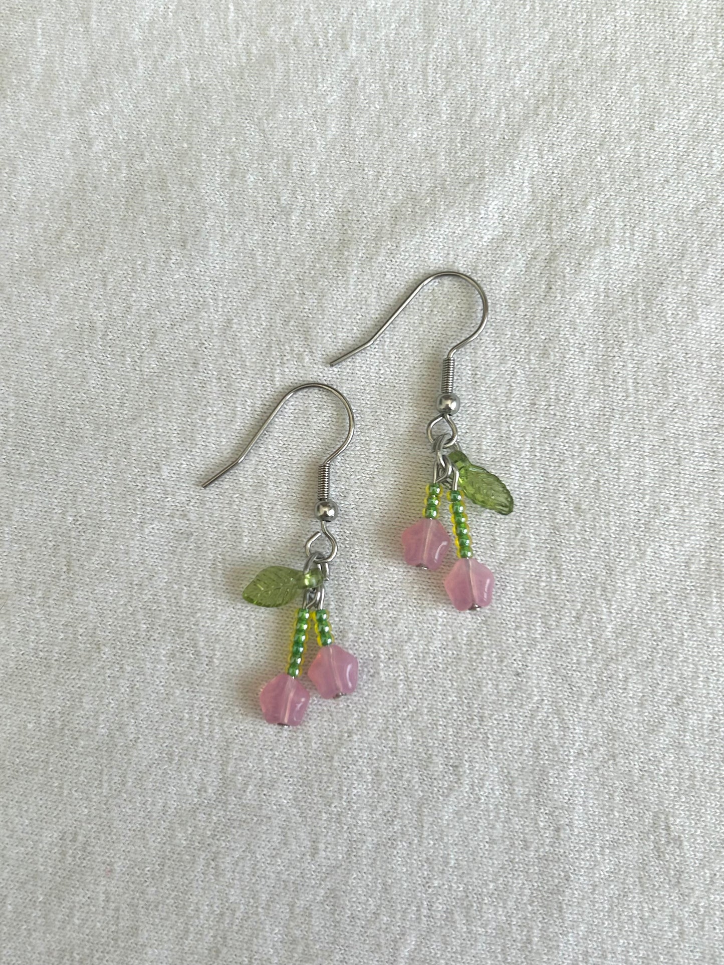 star cherry earrings