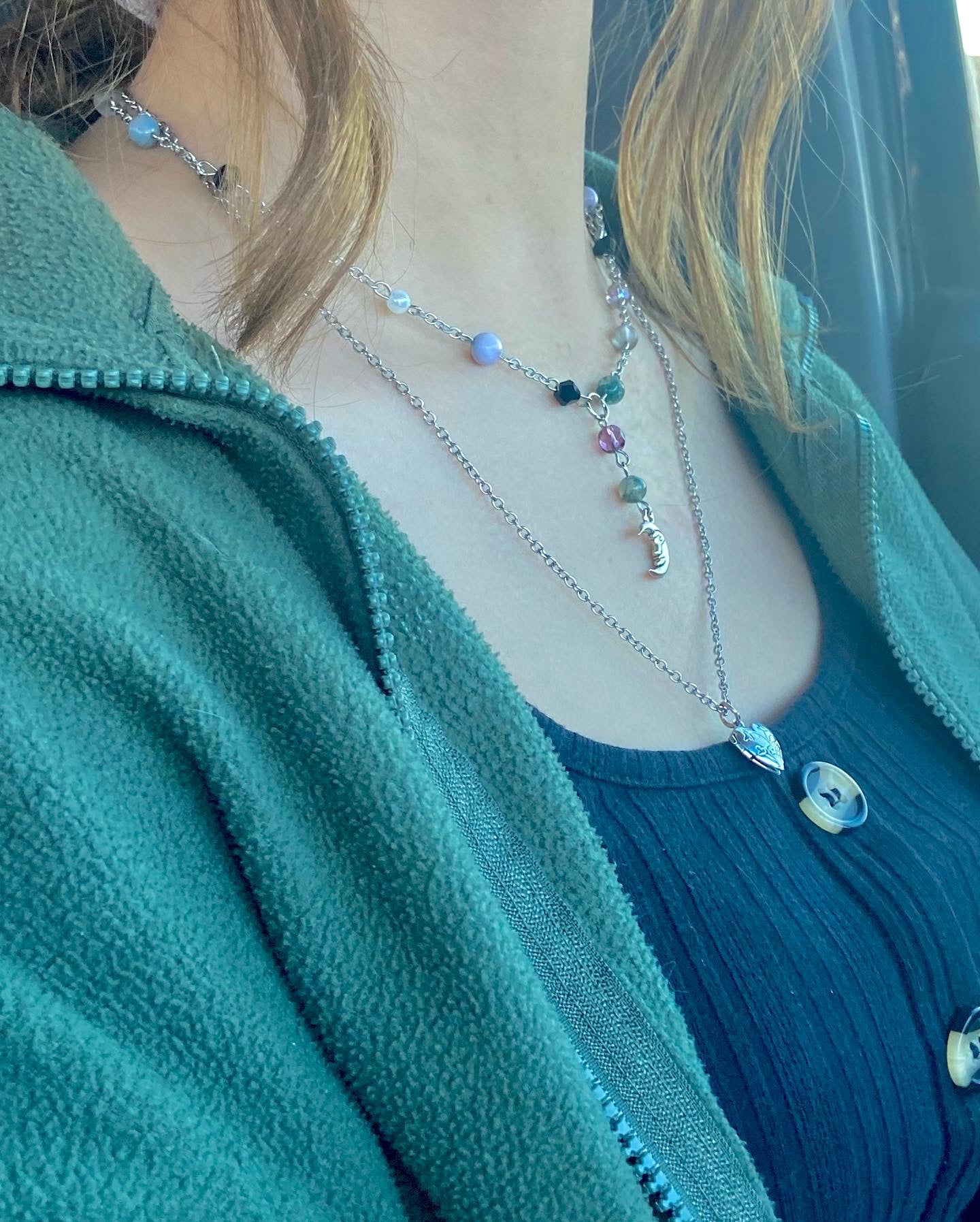 midnight moon necklace