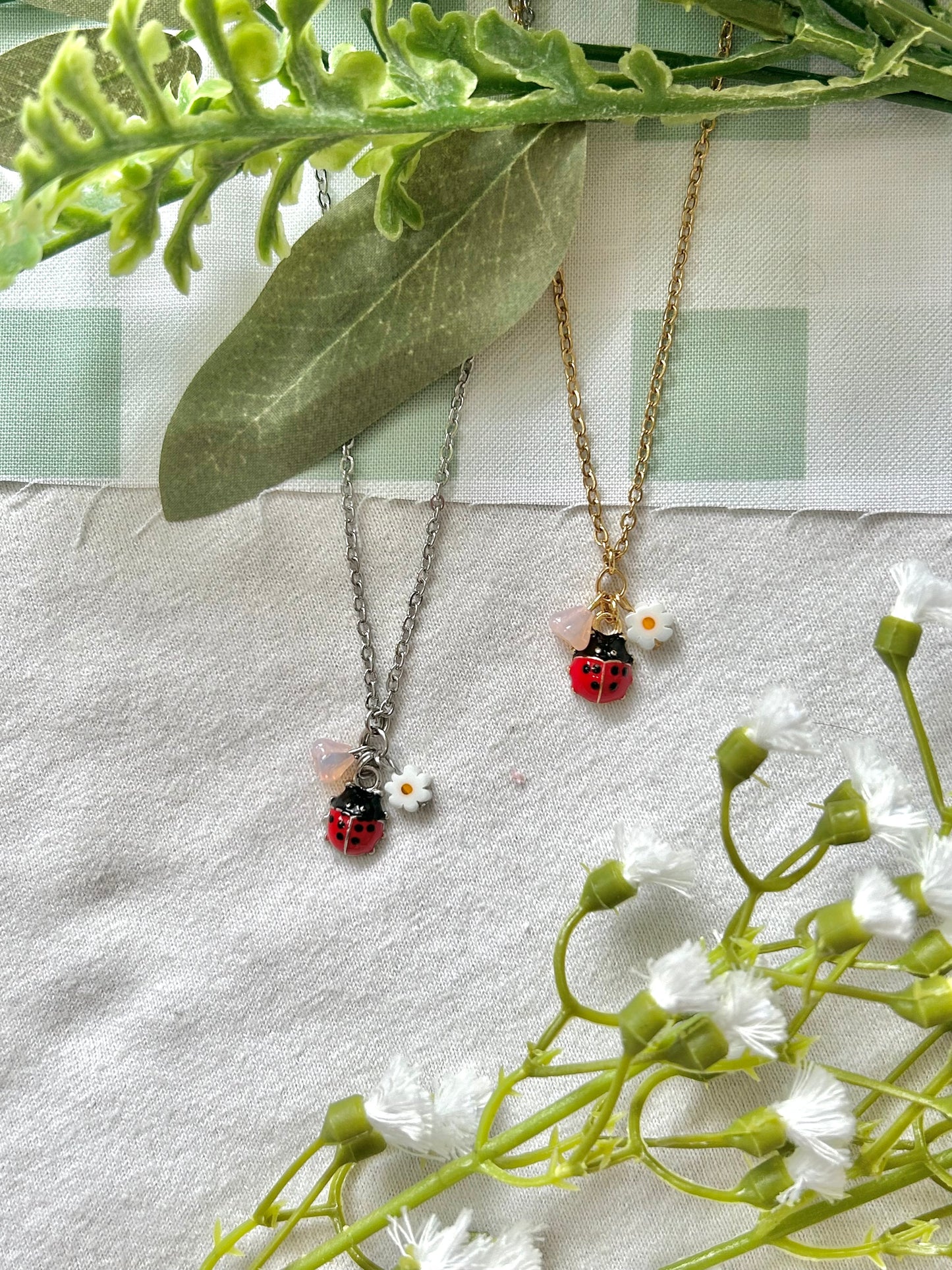lucky bug necklace