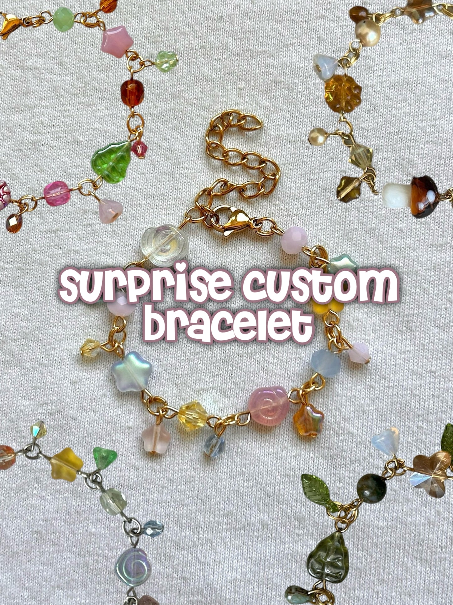 surprise custom bracelet