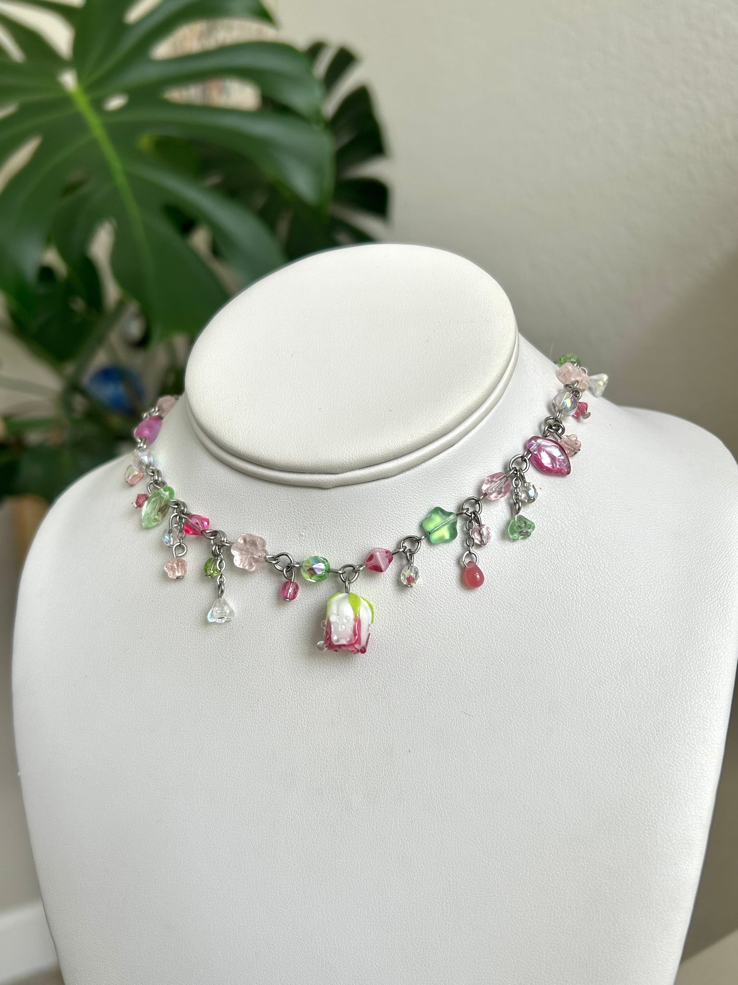 rose water necklace