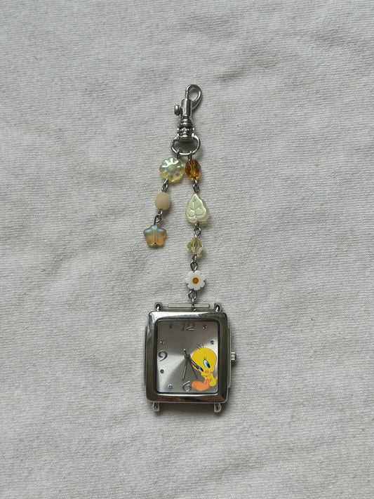 tweety bird watch keychain