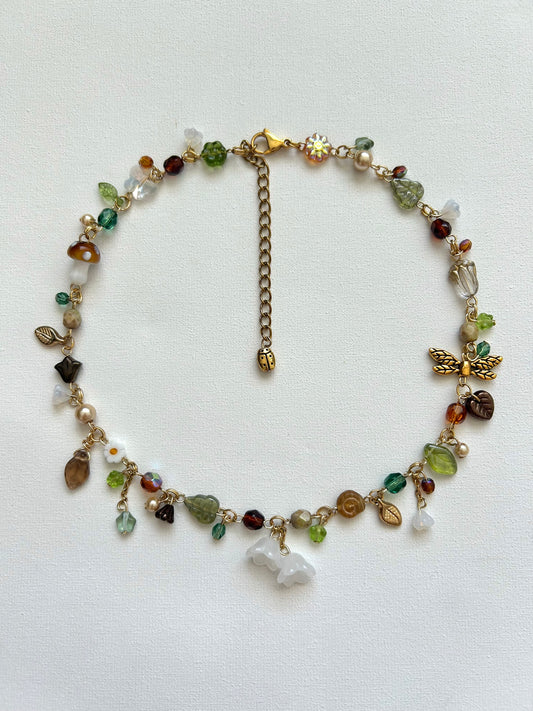 forest flower necklace