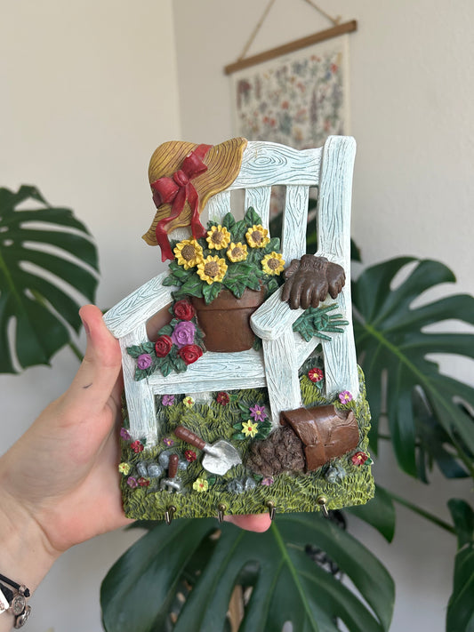 garden chair wall decor with hooks