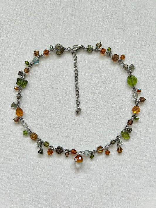 mystic mushroom necklace