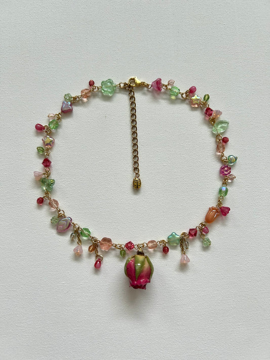 flower fairy necklace