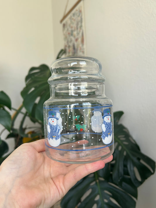 snowman canister