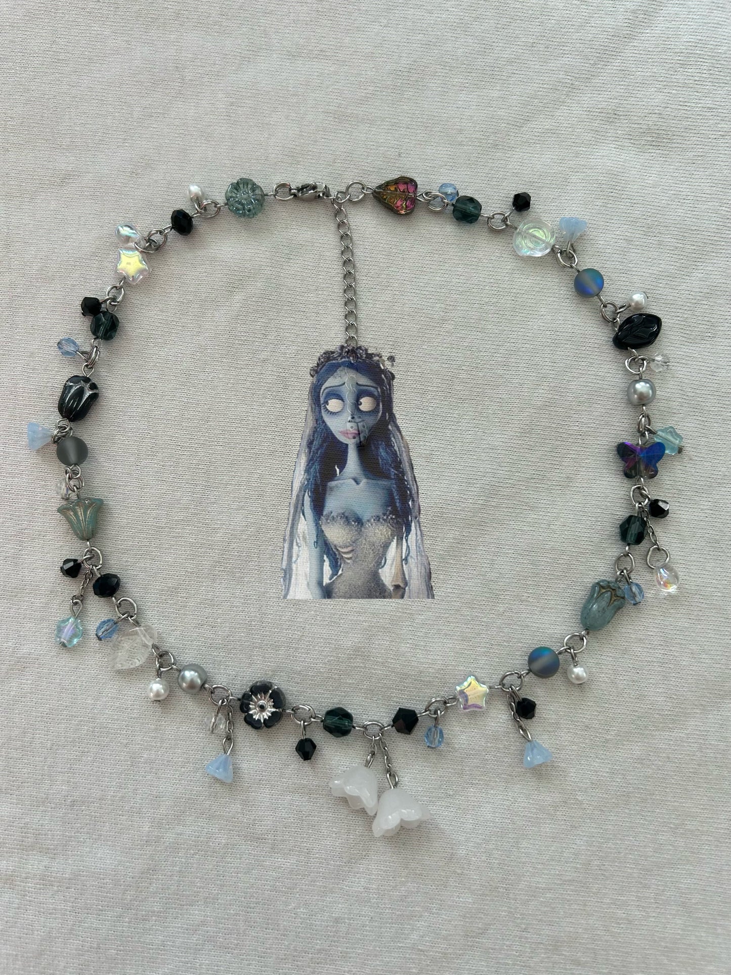 corpse bride necklace