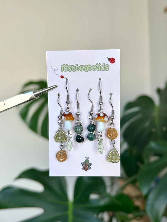 forest fae earring set