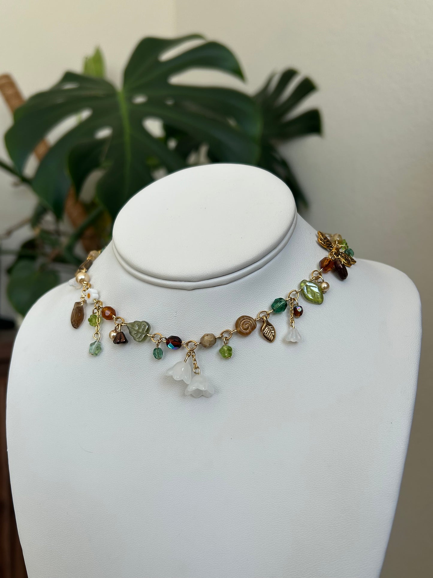 forest flower necklace