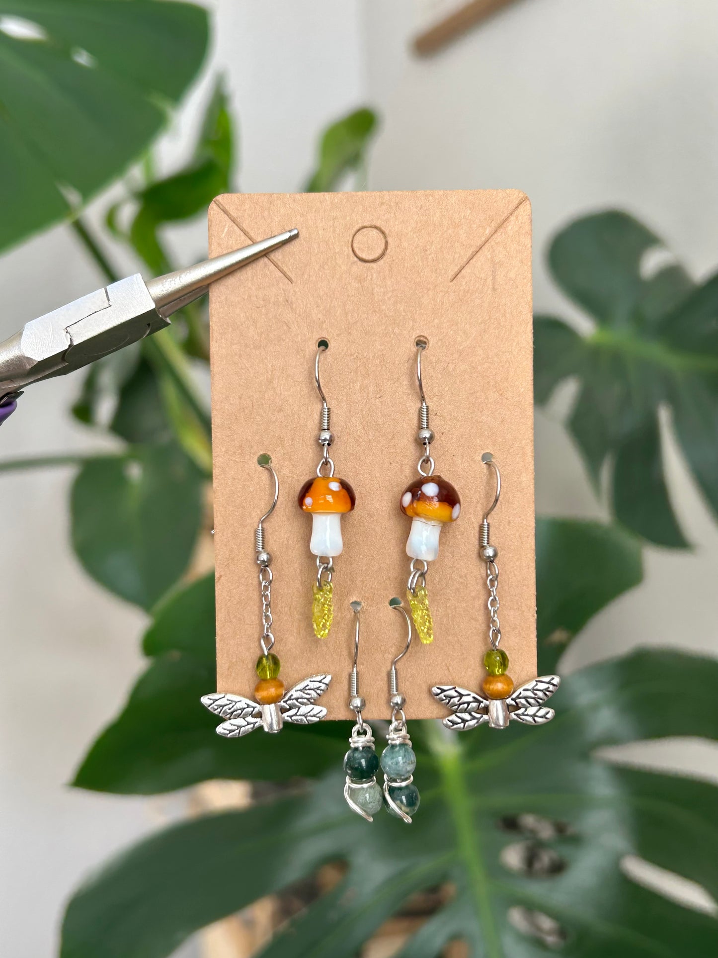 forest fae earring set