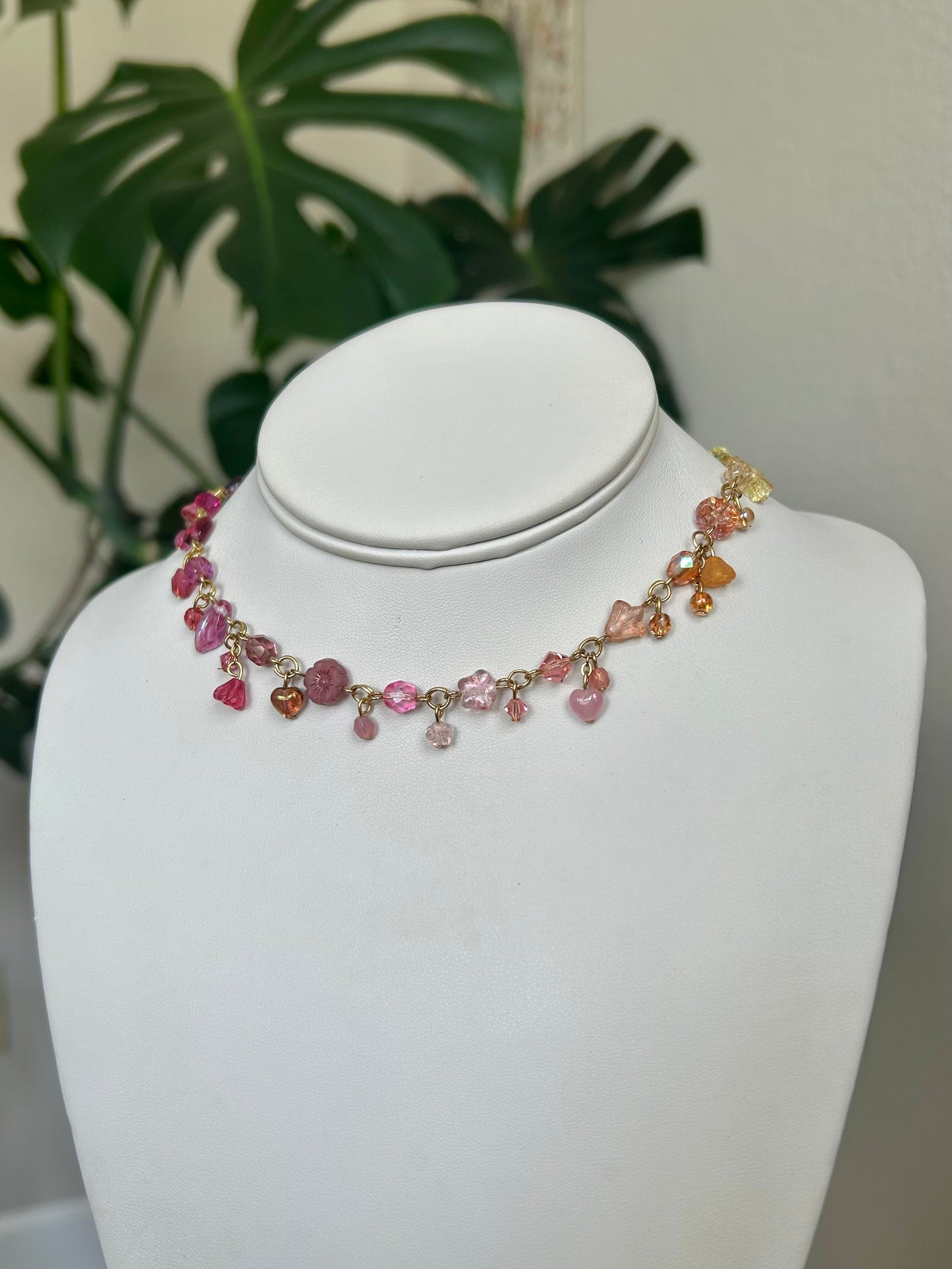 summer sunset necklace