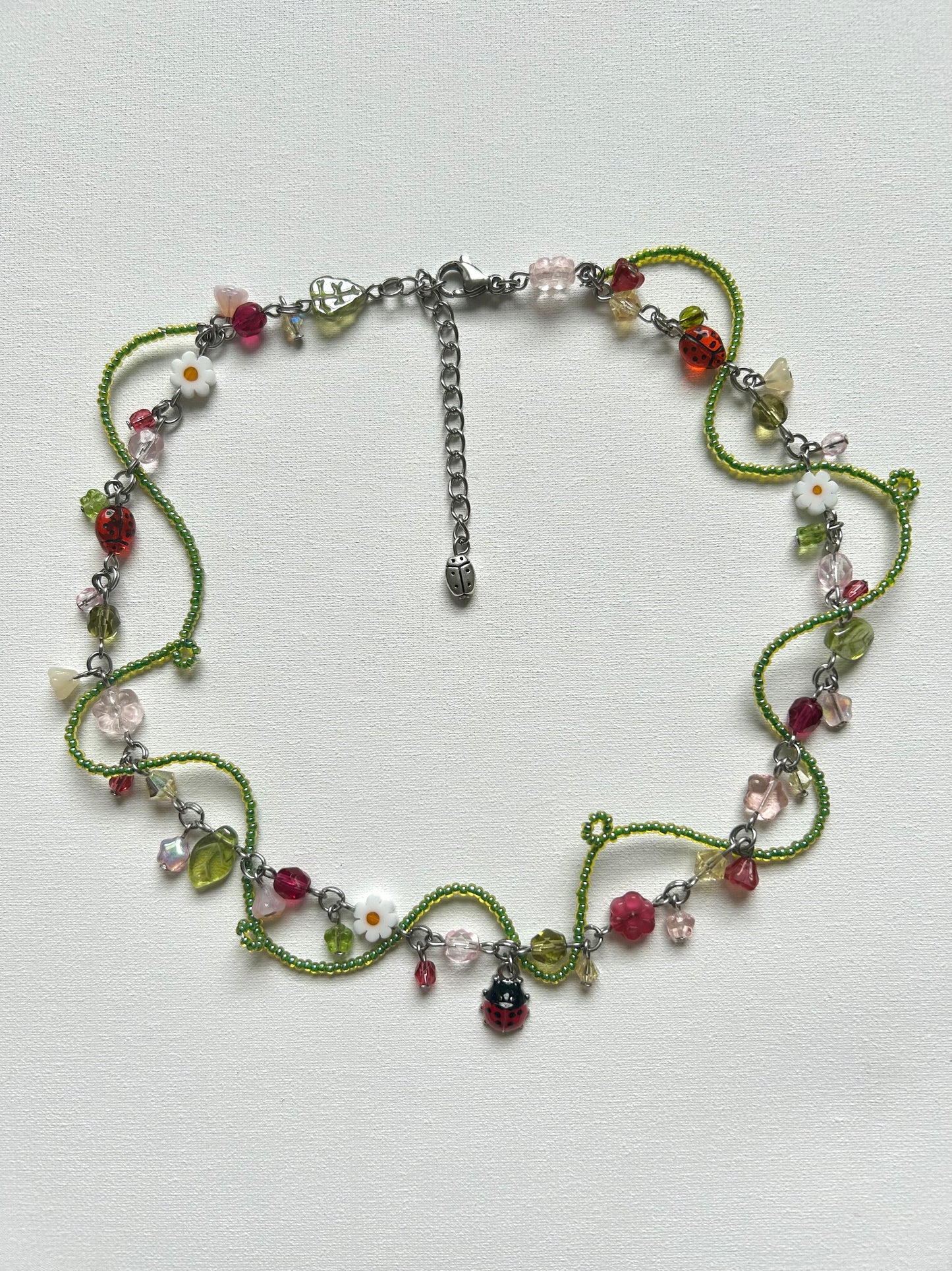 ladybug grove vine necklace (gold available)