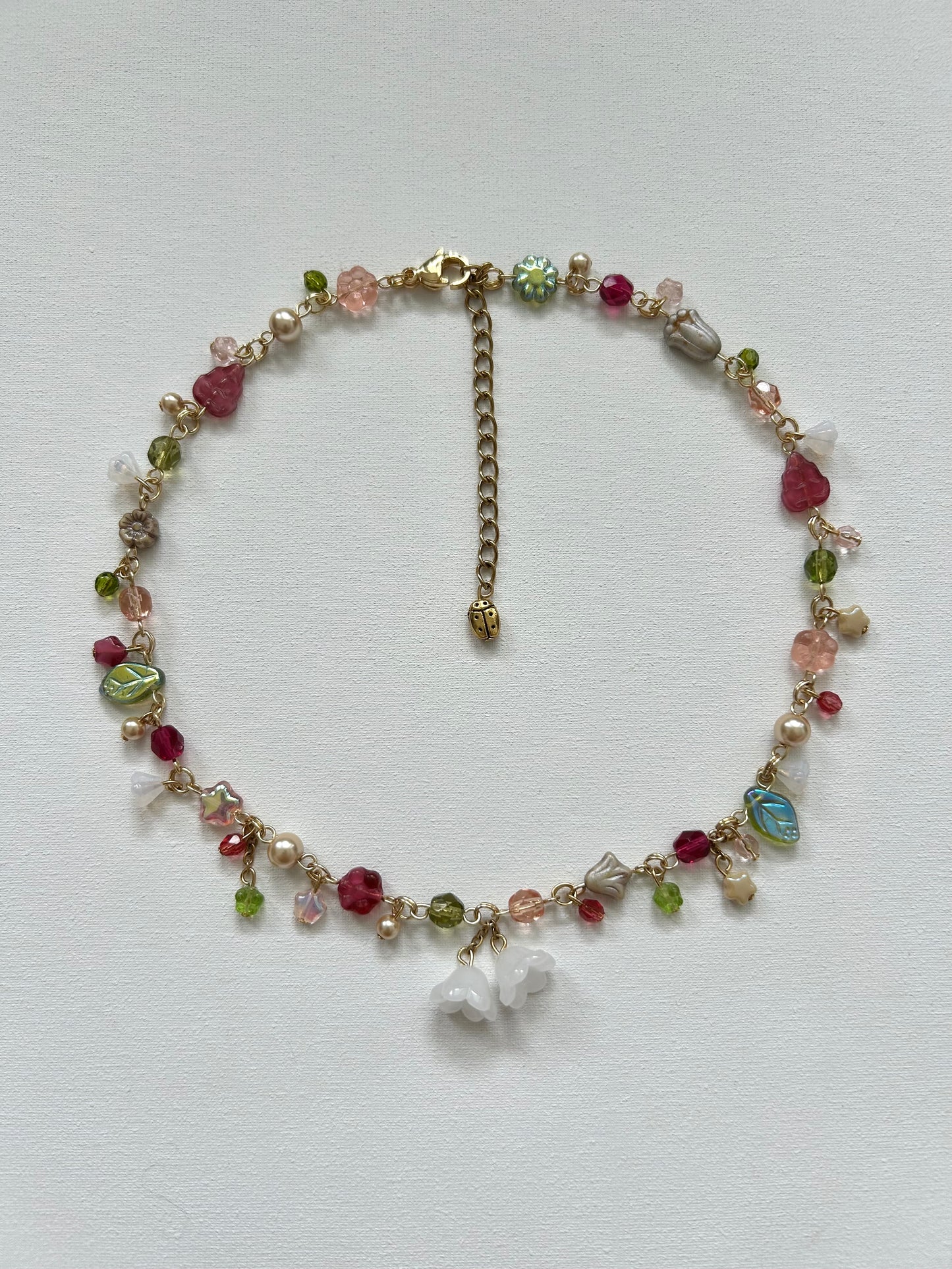 apple blossom necklace