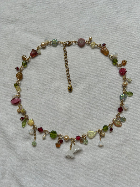 apple blossom necklace