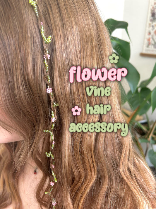 flower vine hair accessory