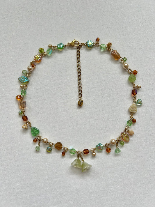 caramel apple necklace