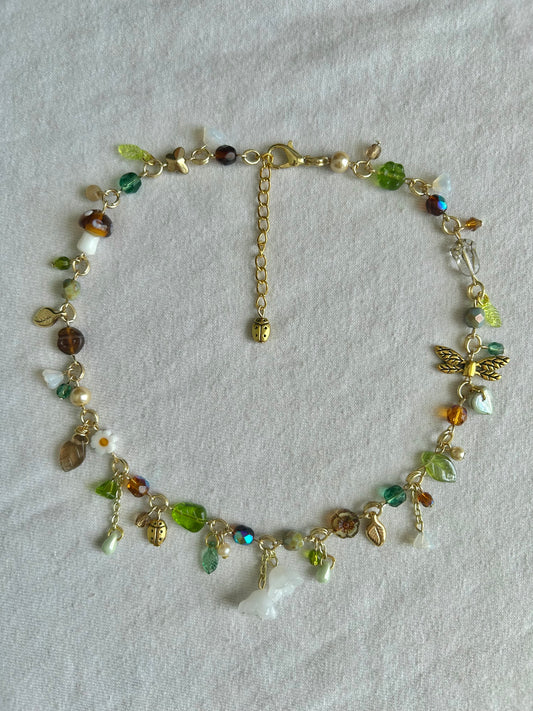 forest flower necklace