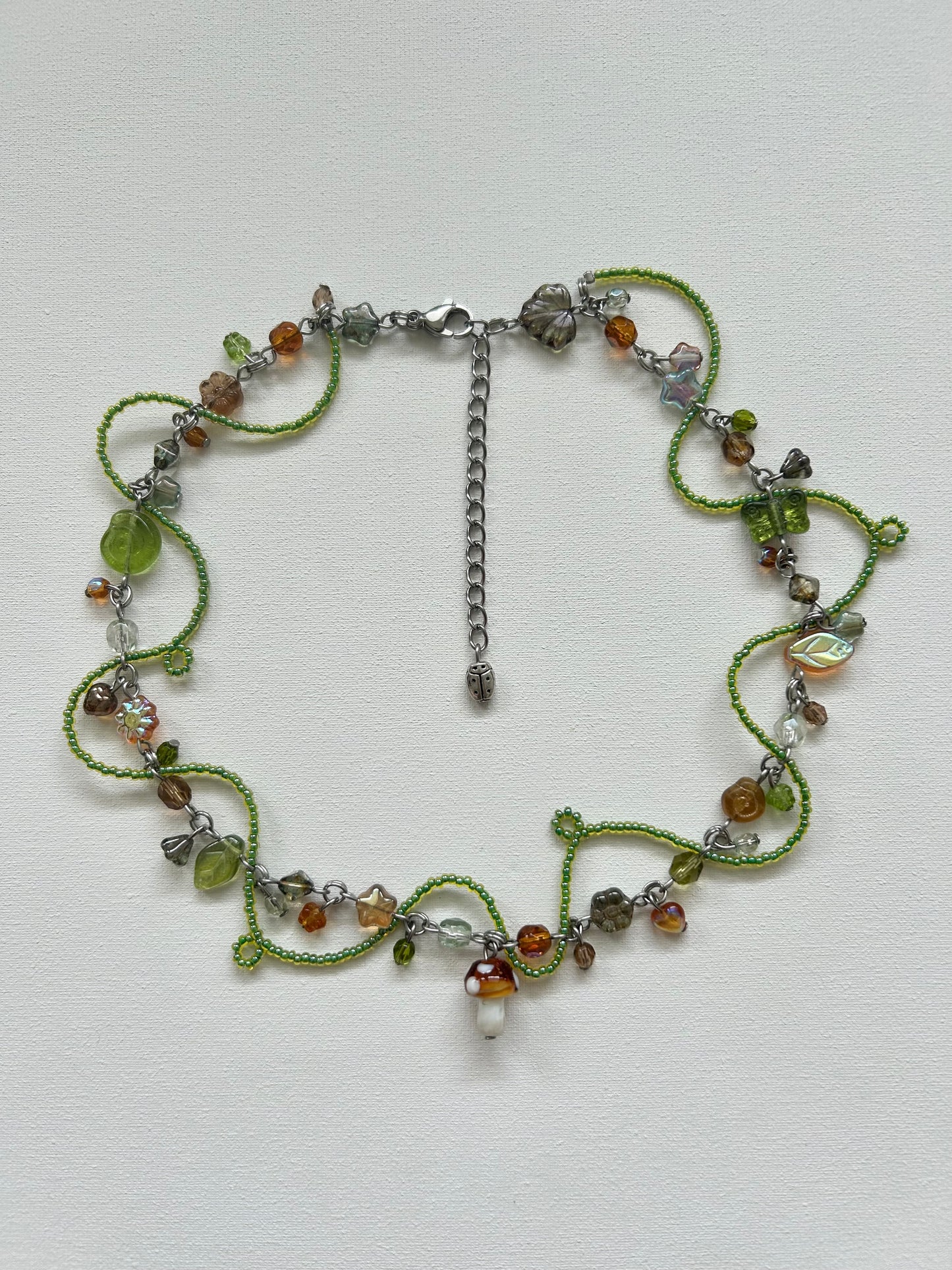 mushroom grove vine necklace