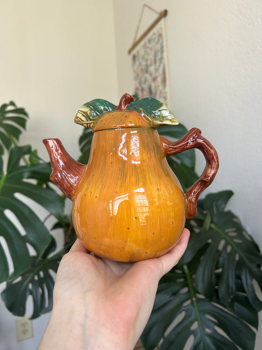 pear teapot