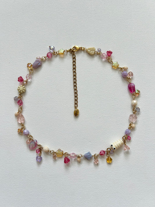 cosmic worm necklace